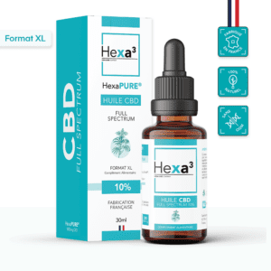 Huile CBD 10% Full Spectrum 30ml Hexa3