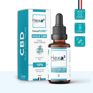 Huile CBD 10% Full Spectrum Hexa3 10ml