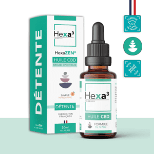 Huile CBD Détente HexaZEN Hexa3
