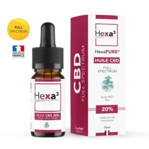 Huile CBD 20% Full Spectrum MCT Bio 10ml HexaPURE® Hexa3