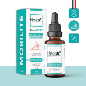 Huile CBD Mobilité 40 jours HexaFLEX Hexa3