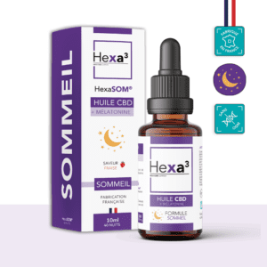 Huile CBD Sommeil 40 nuits HexaSOM Hexa3