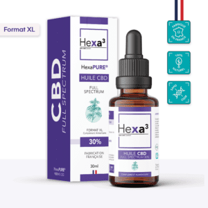 Huile CBD 30% Full Spectrum Format XL Hexa3