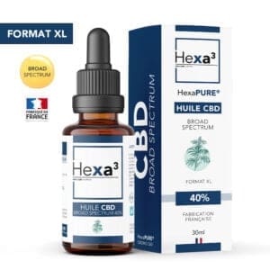 Huile CBD 40% Broad Spectrum 30ml Format XL Huile de Cannabis