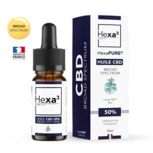 huile cbd 50% broad spectrum hexa3