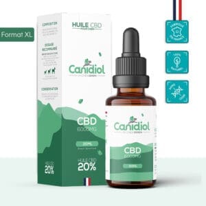 Huile CBD Chien Canidiol Format 30ml