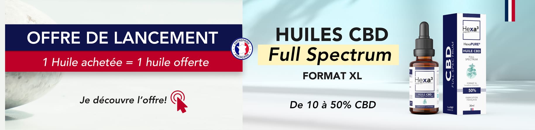 huile cbd full spectrum 30ml promotion
