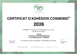 cosmétique bio certificat 2026