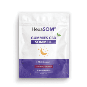 échantillon gummies CBD Sommeil pour dormir Hexa3