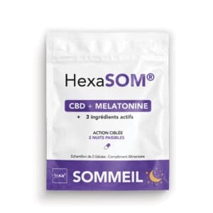 échantillon gélules CBD Sommeil pour dormir Hexa3