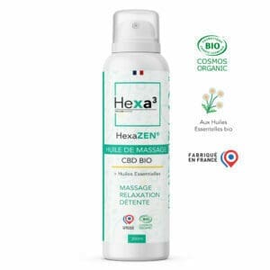 huile de massage cbd bio 2000mg 200ml