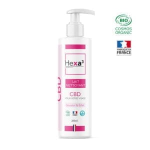 lait nettoyant cbd bio fabriqué en france