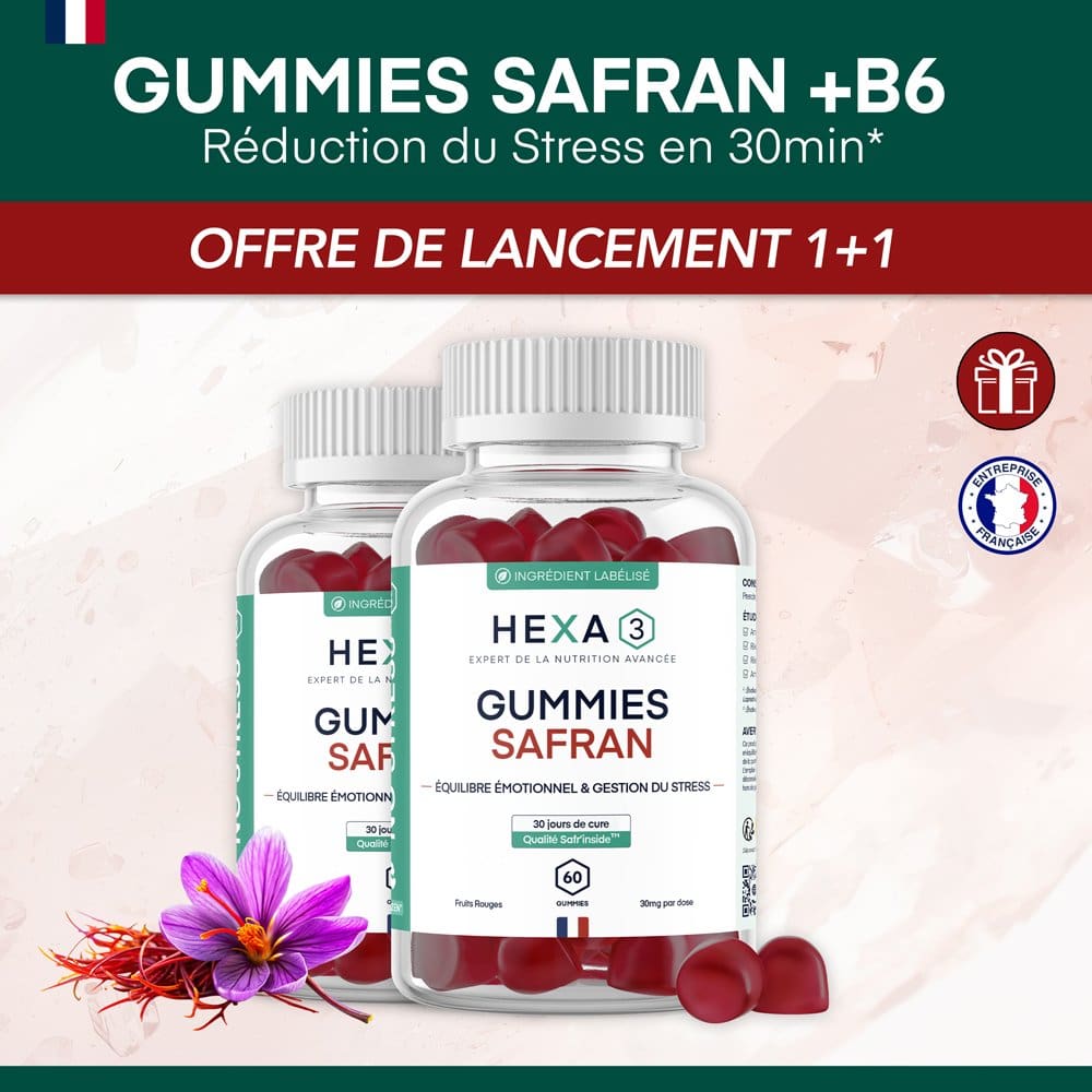 gummies safran safr'inside offre de lancement hexa3