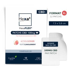 patch CBD 100mg Hexa3 enveloppe