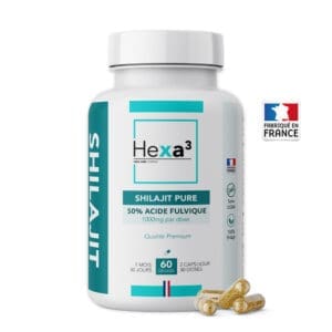 shilajit 50% acide fulvique Hexa3